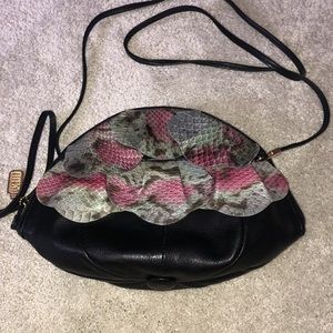Lisette Vintage Shoulder Crossbody Bag Purse Multi colored granny core‎
